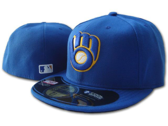 Milwaukee Brewers MLB Fitted Hat SF